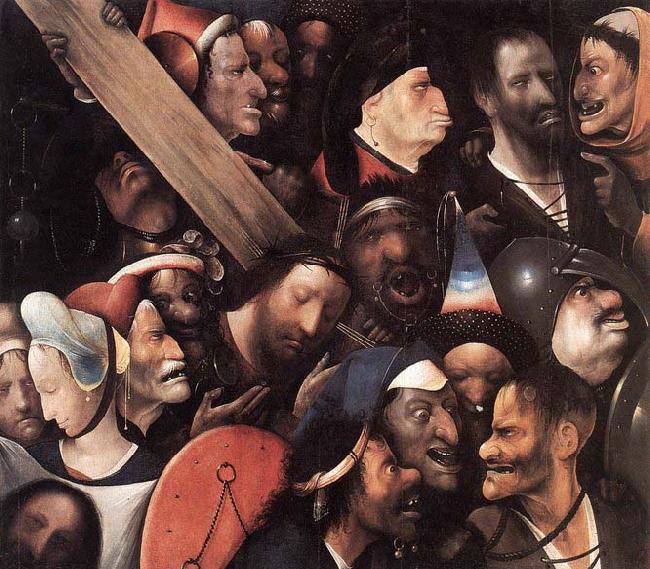 BOSCH, Hieronymus Christ Carrying the Cross Sweden oil painting art